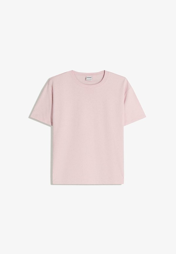 Bershka Basic T-shirt - light pink