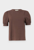 Vero Moda AWKERRY O NECK - Basic T-shirt - chocolate martini