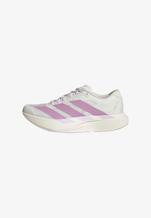 adidas Performance ADIZERO EVO - Walking trainers - off white/bliss lilac/ice lavender