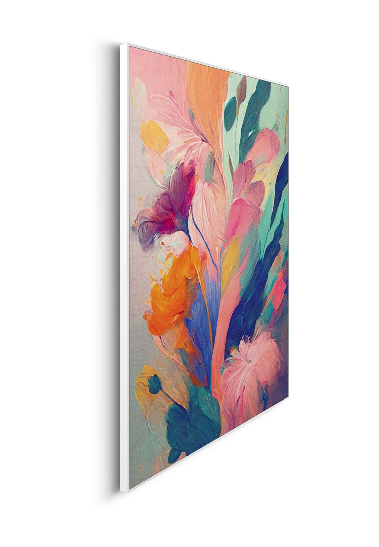 Orange Wallz COLOURFUL PAINTED FLOWERS II