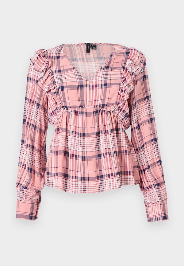 Vero Moda VMCAMILLO CHECK V NECK