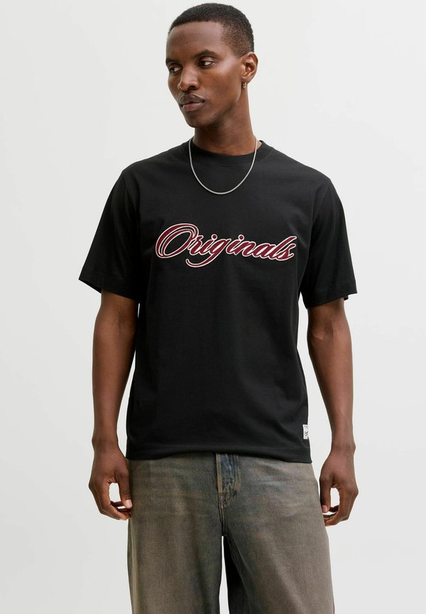 Jack & Jones T- - Print T-shirt - black