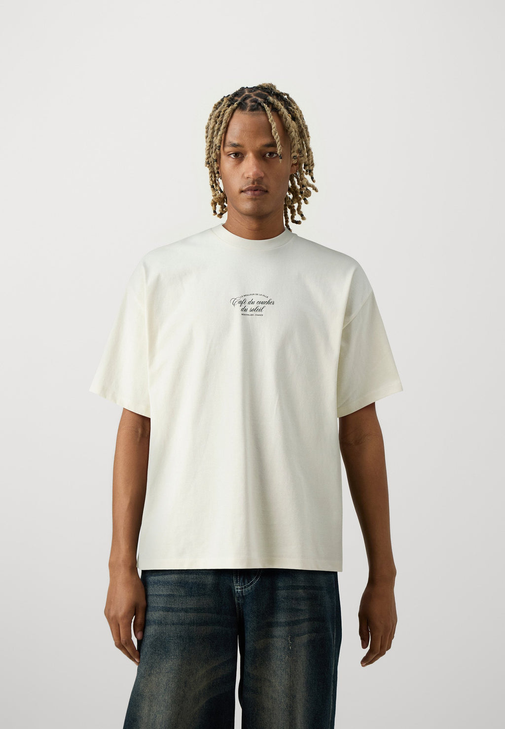 Selected SLHBOXY CAFÉ TEE