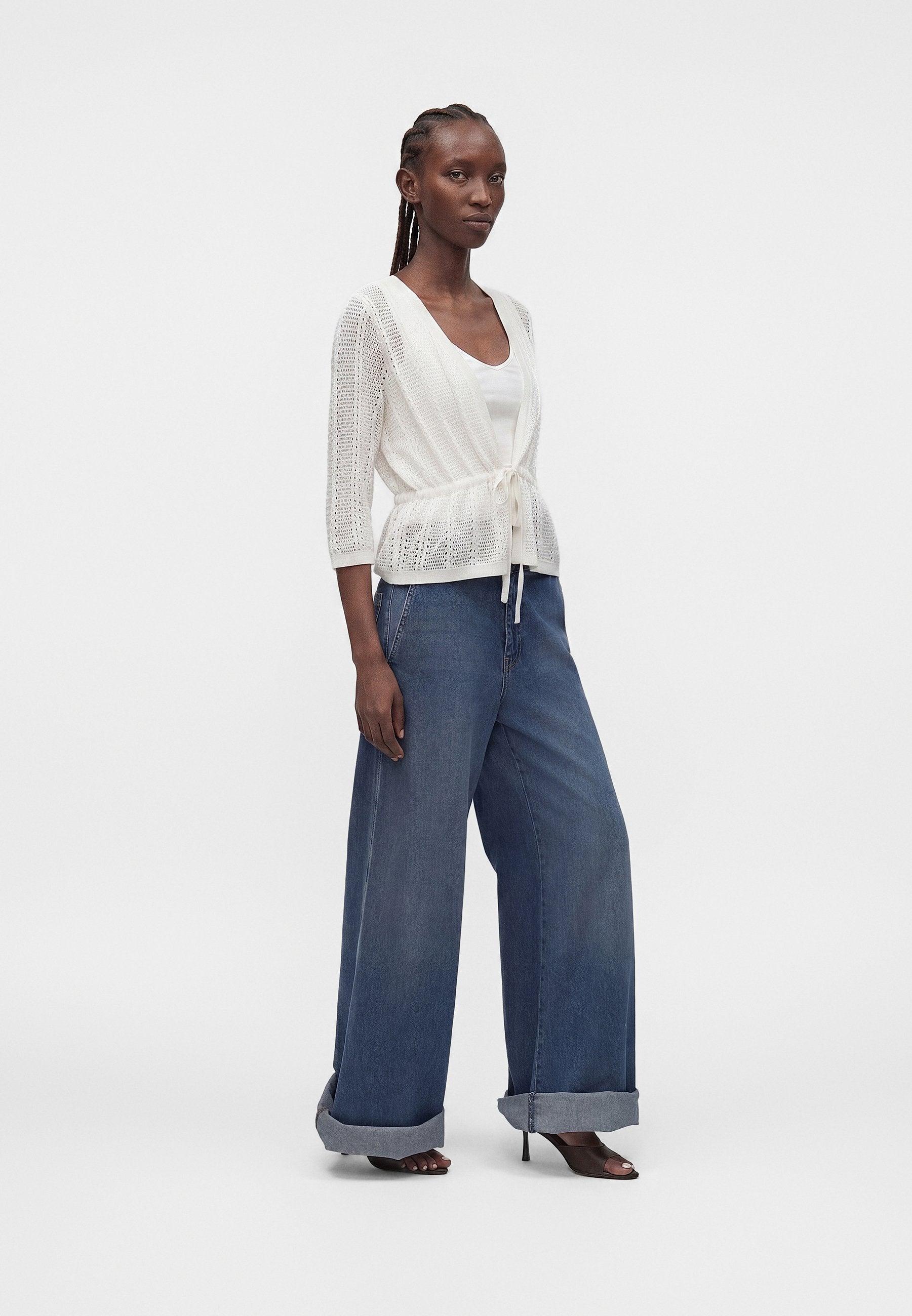 Vero Moda VMLUX LIGHT V NECK STRING CARDIGAN