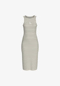 Calvin Klein Jeans Jersey dress - tofu high sea stripe