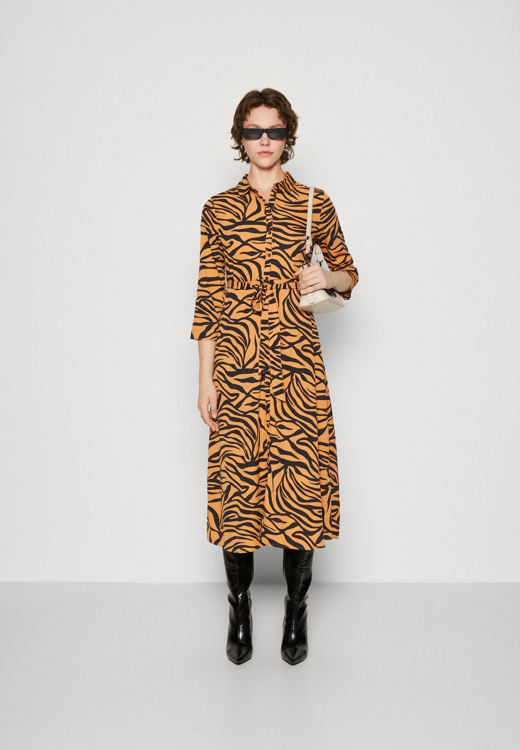 Pieces PCNADINE MIDI SHIRT DRESS