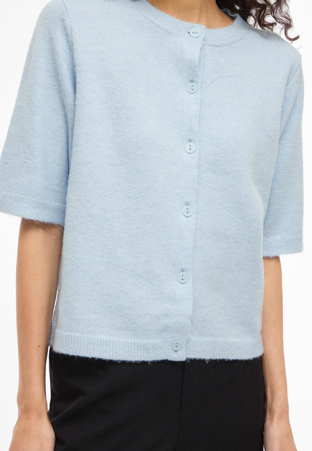 VILA VILIGA 2/4 O-NECK KNIT CARDIGAN - NOOS