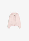 Bershka BASIC ZIP-UP SWEATSHIRT. - Zip-up sweatshirt - light pink