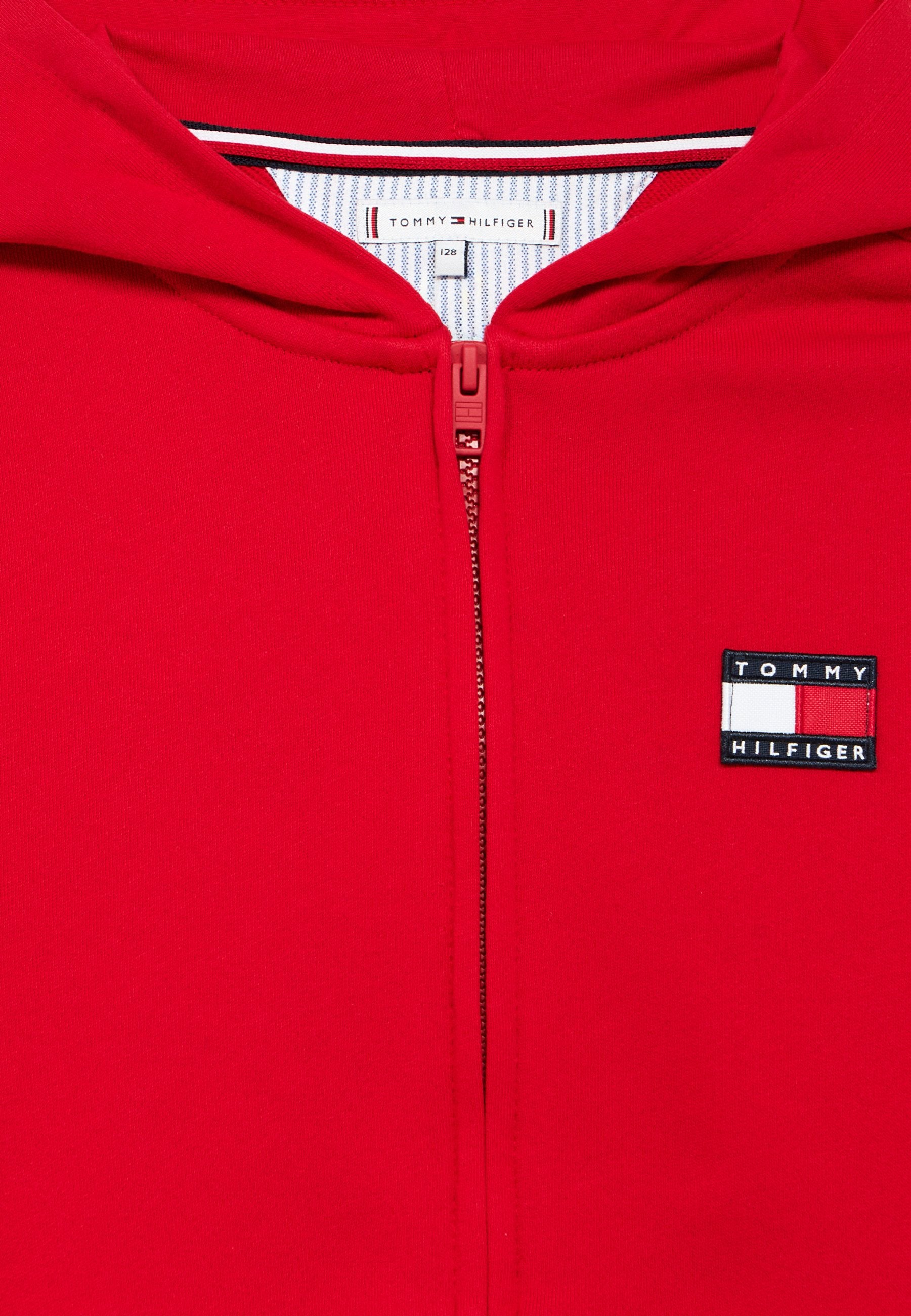 COLOUR-BLOCKED BACK LOGO ZIP-THRU HOODY Media 5