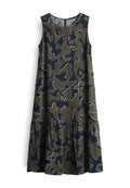 OPUS RELAXED FIT MIDI PRINT