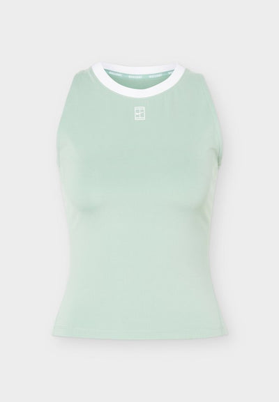 Nike Performance TANK - Top - steam/white