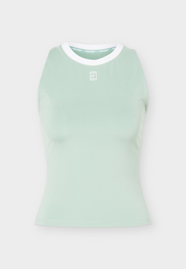 Nike Performance TANK - Top - steam/white