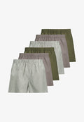 Jack & Jones 6ER PACK MILANO - Boxer shorts - dusty olive