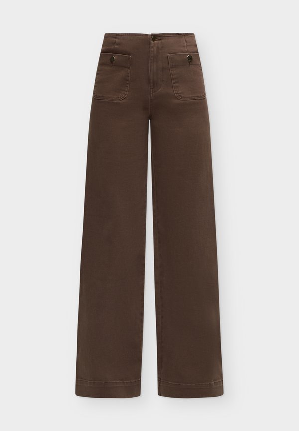 ONLY ONLMADELINE - Wide Leg - chocolate martini