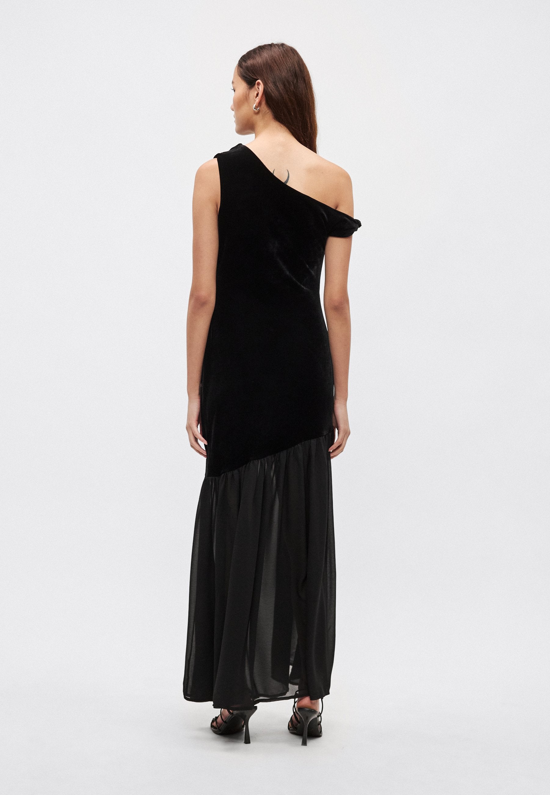 Gina Tricot TWISTED SHEER MAXI DRESS