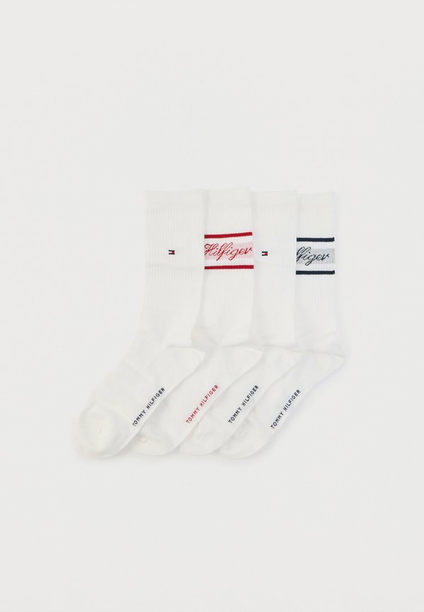 Tommy Hilfiger MEN SOCK 4 PACK - Socks - white