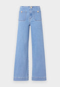 ONLY Wide-fit ONLMADELINE High waist Wide Leg Fit - Wide Leg - light blue denim