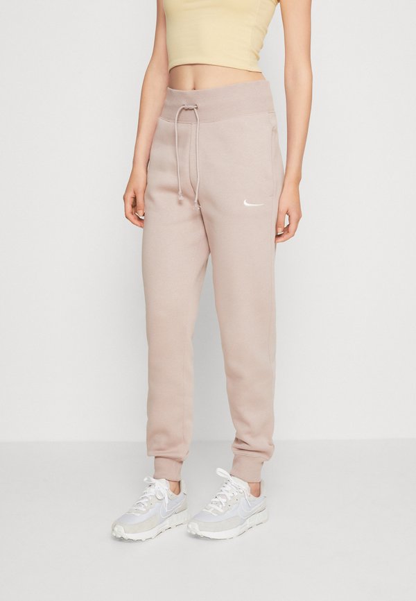 Nike Sportswear PHOENIX W NSW STYLE FLC HR PANT STD - Tracksuit bottoms - diffused taupe/sail