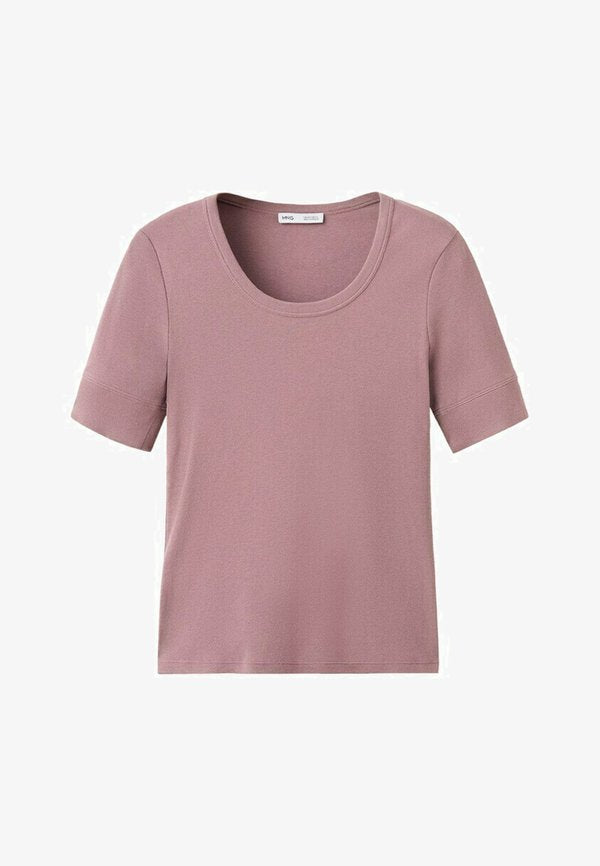 Mango Basic T-shirt - purple