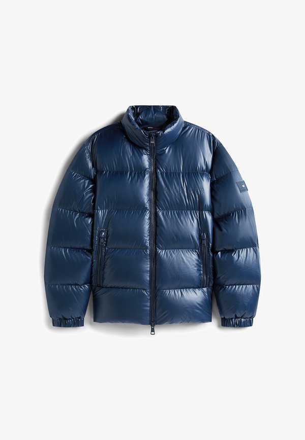 Tommy Hilfiger STAND PUFFER - Down jacket - dark night navy