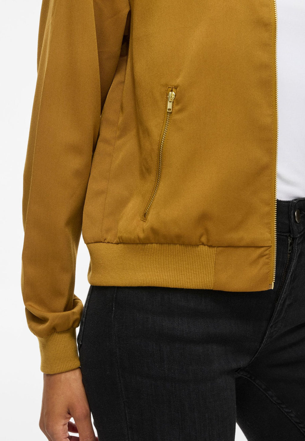 VILA bomber VIBUBBLE Zipper