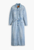 Levi's® WESTERN MIDI DRESS - Denim dress - light-blue denim