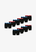 Puma EVERYDAY 10ER PACK - Boxer briefs - black   blue   red