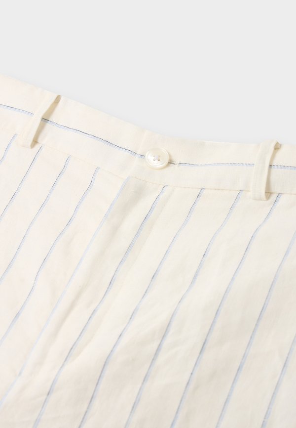 Lauren Ralph Lauren Woman STRIPED LINEN WIDE-LEG PANT