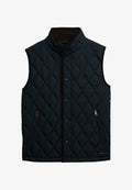 Superdry & Co QUILTED ESTATE - Waistcoat - eclipse navy