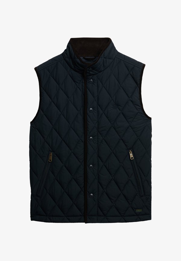 Superdry & Co QUILTED ESTATE - Waistcoat - eclipse navy