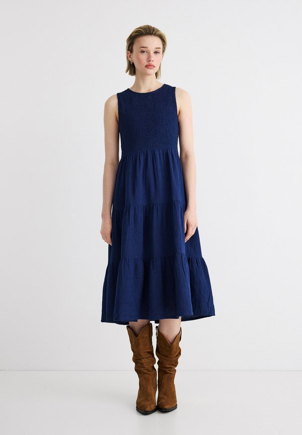 Levi's® CELY SMOCKED DRESS - Day dress - chill lagoon