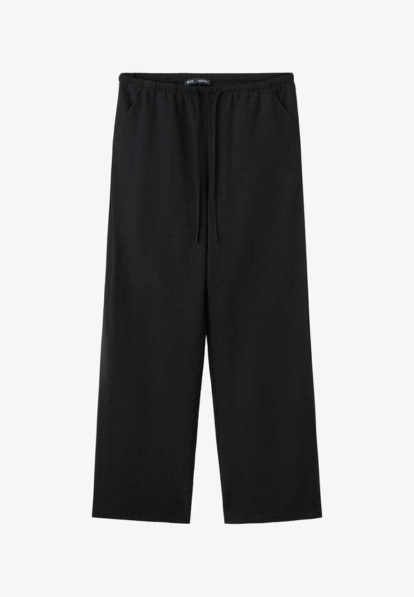 Mango ADULT - Trousers - black