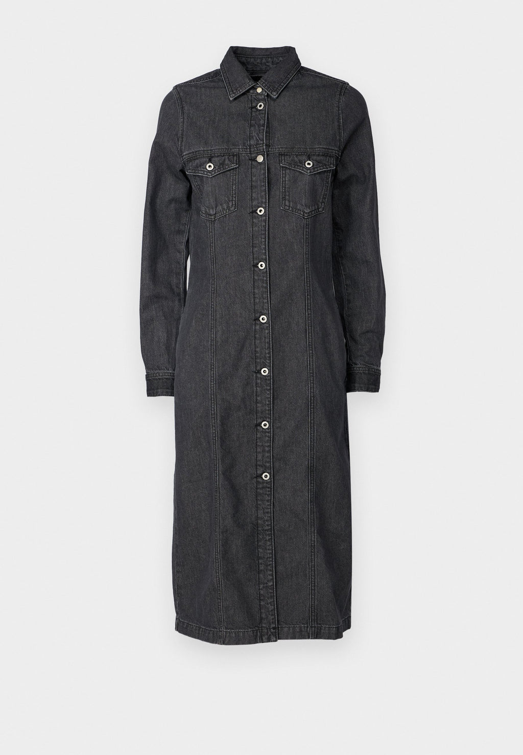 Pepe Jeans MIDI DRESS CHARCOAL