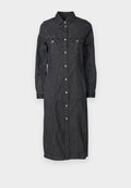 Pepe Jeans MIDI DRESS CHARCOAL