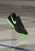 Nike Performance AIR ZOOM G.T. CUT ACADEMY 2 UNISEX - Basketball shoes - black/voltage green/volt tint/white