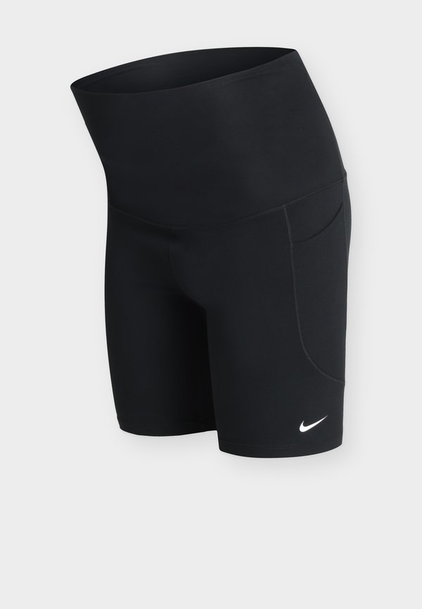 Nike Performance ONE SHORT - Leggings - black/(white)