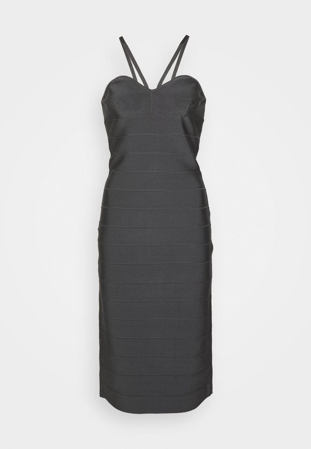 Hervé Léger ICON STRAPPY SWEETHEART MIDI DRESS