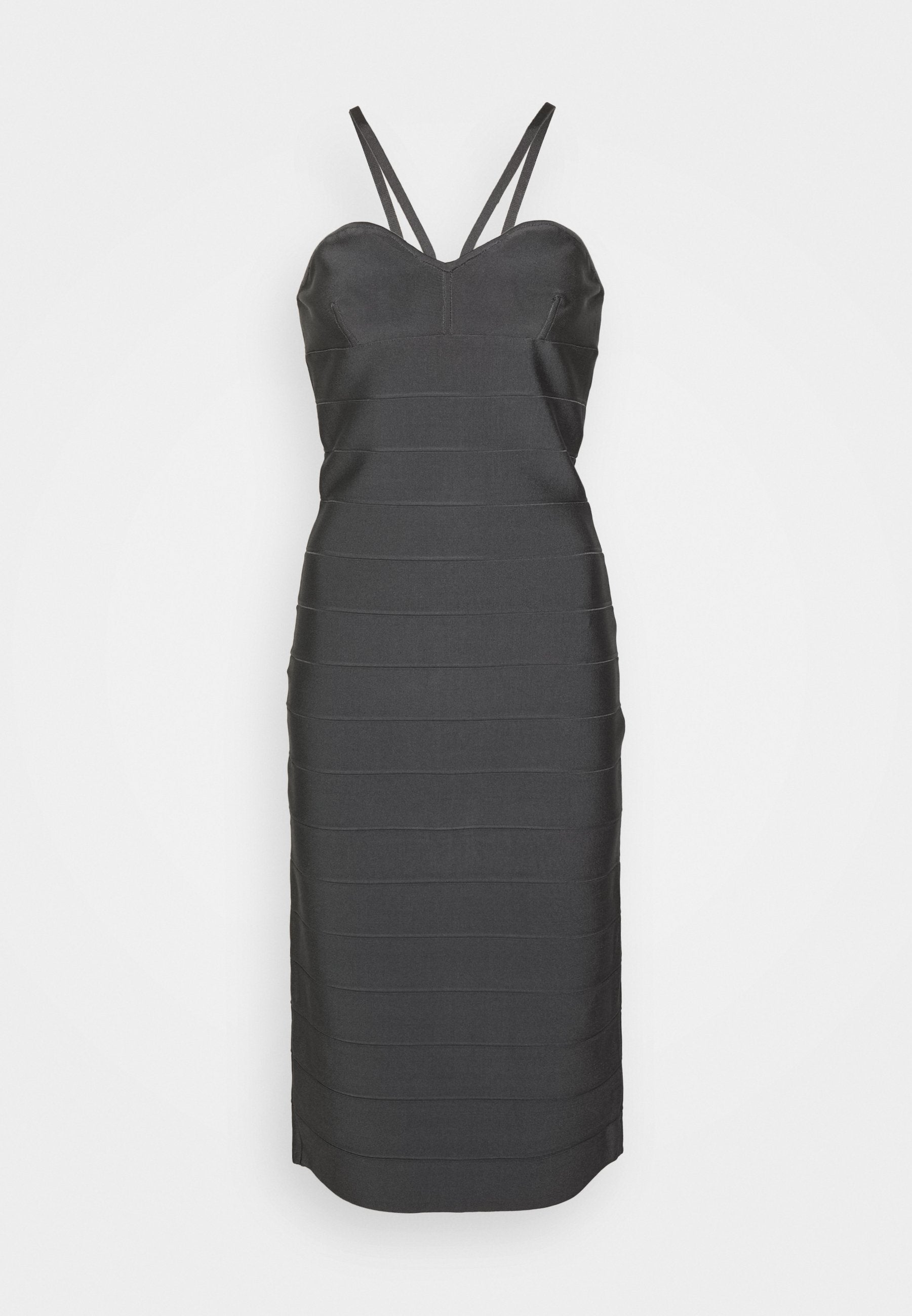 Hervé Léger ICON STRAPPY SWEETHEART MIDI DRESS
