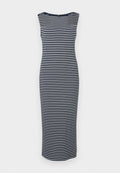 BOAT NECK SLIM MIDI BODYCON DRESS Media 1