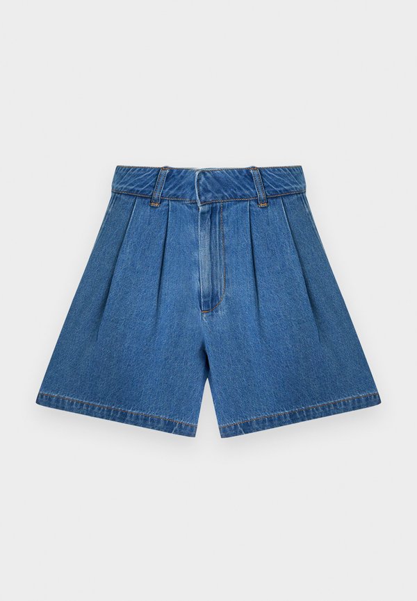 ONLY ONLLUKA - Denim shorts - medium blue denim