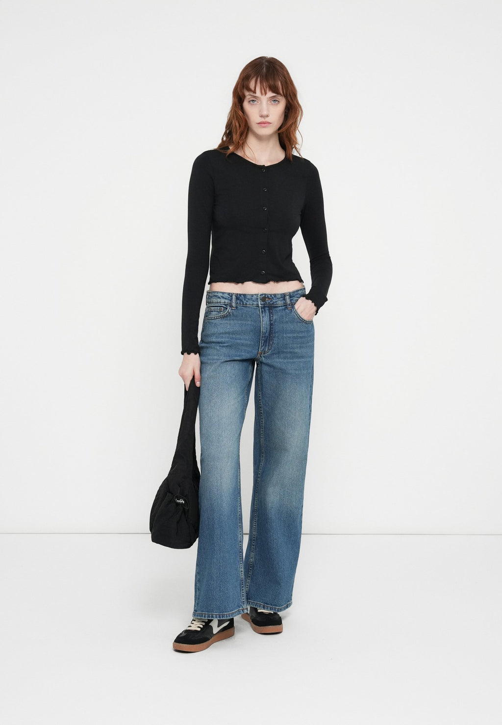JDY Wide-fit JDYRUBY Mid waist loose fit