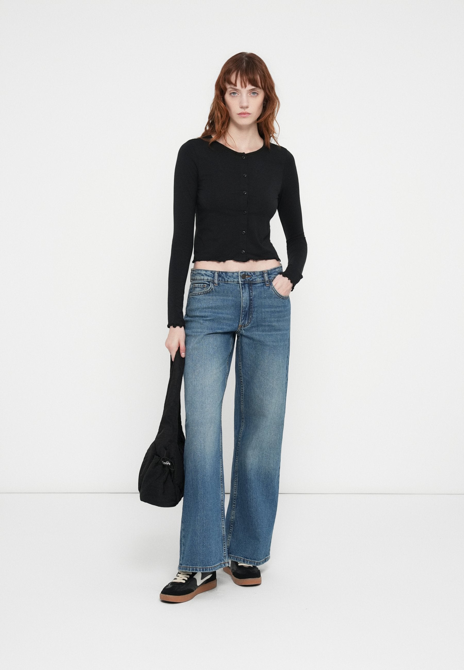 JDY Wide-fit JDYRUBY Mid waist loose fit