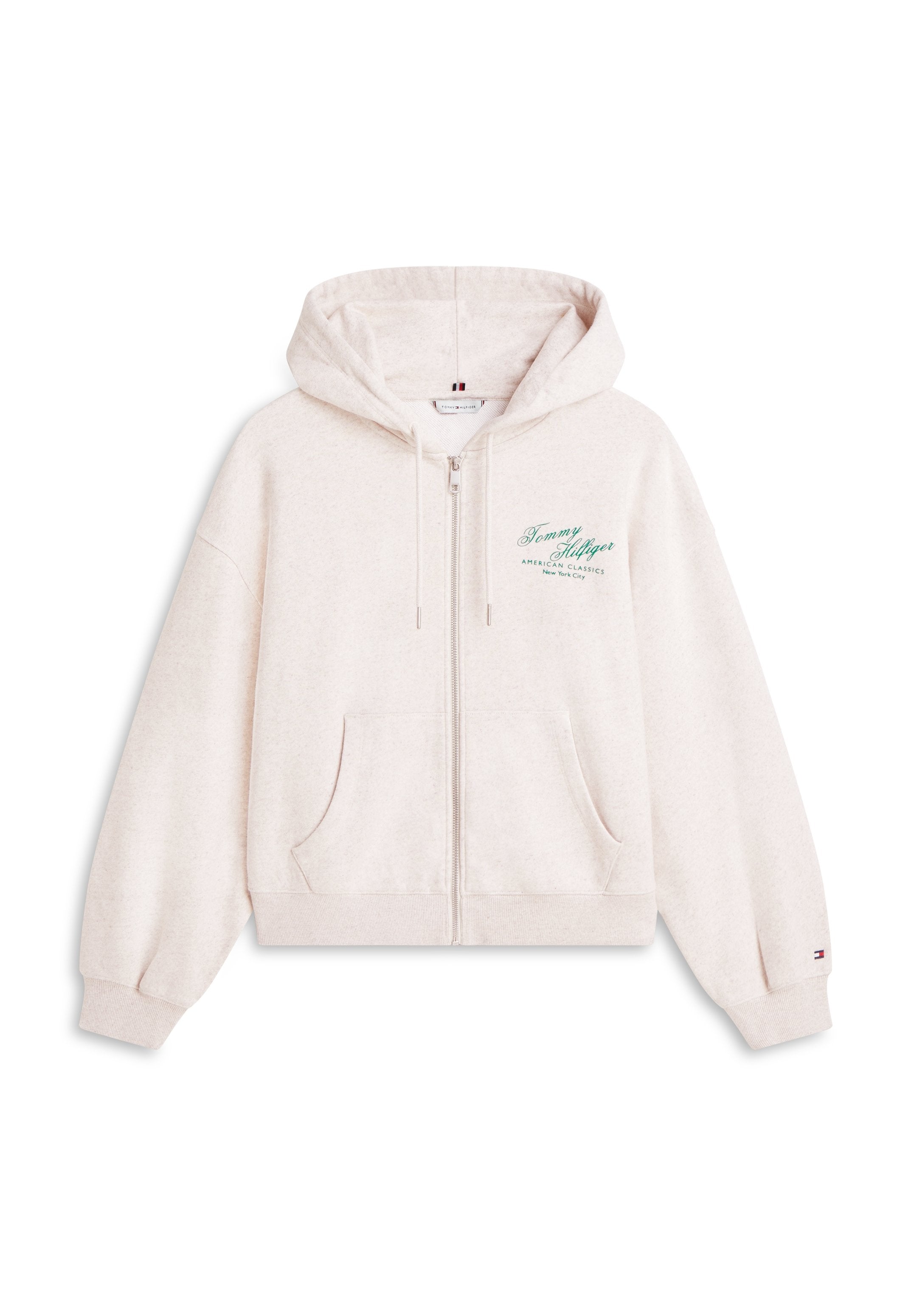TERRY RELAXED ZIP-THRU HOODY Media 1