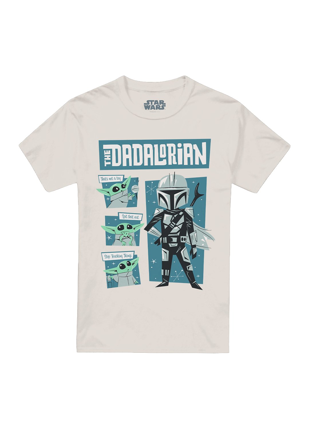 Star Wars FATHER RETRO DADALORIAN AND GROGU