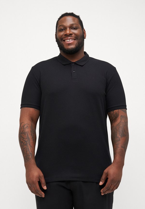 Jack & Jones Plus Size Logo - Polo shirt - black