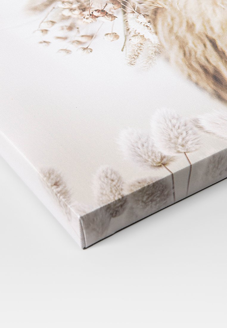 Orange Wallz COW AND FLOWERS