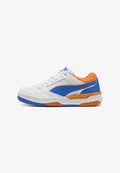 Puma REBOUND RETRO SNEAKERS UNISEX - Skate shoes - white- team royal-rickie orange