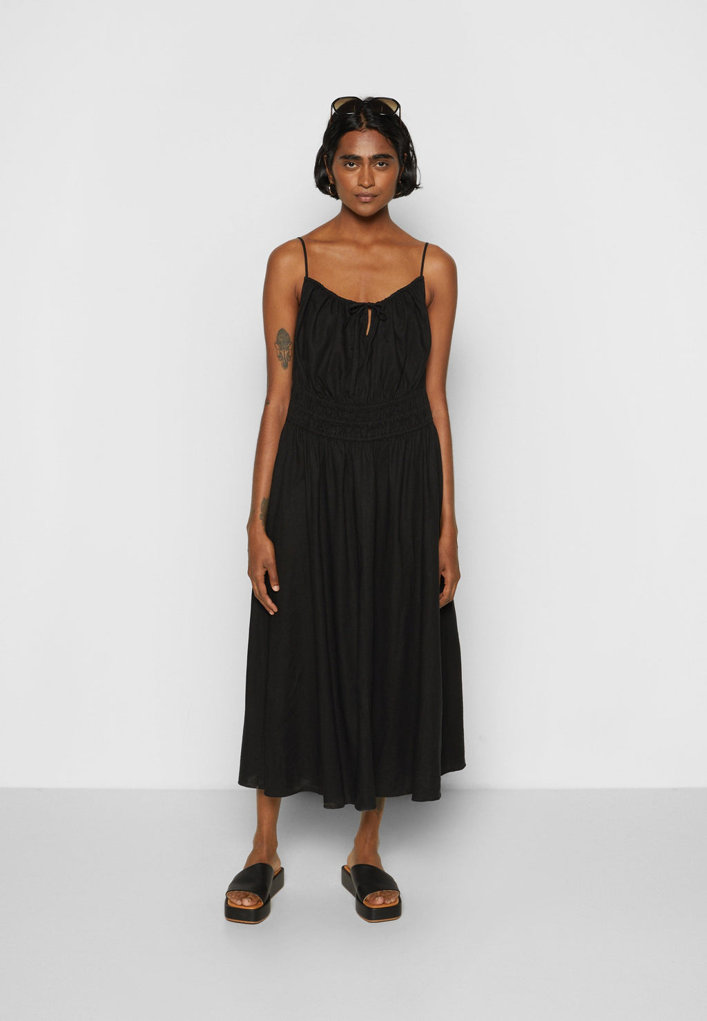 Madewell CAMI HARTFORD MIDI DRESS SOLID