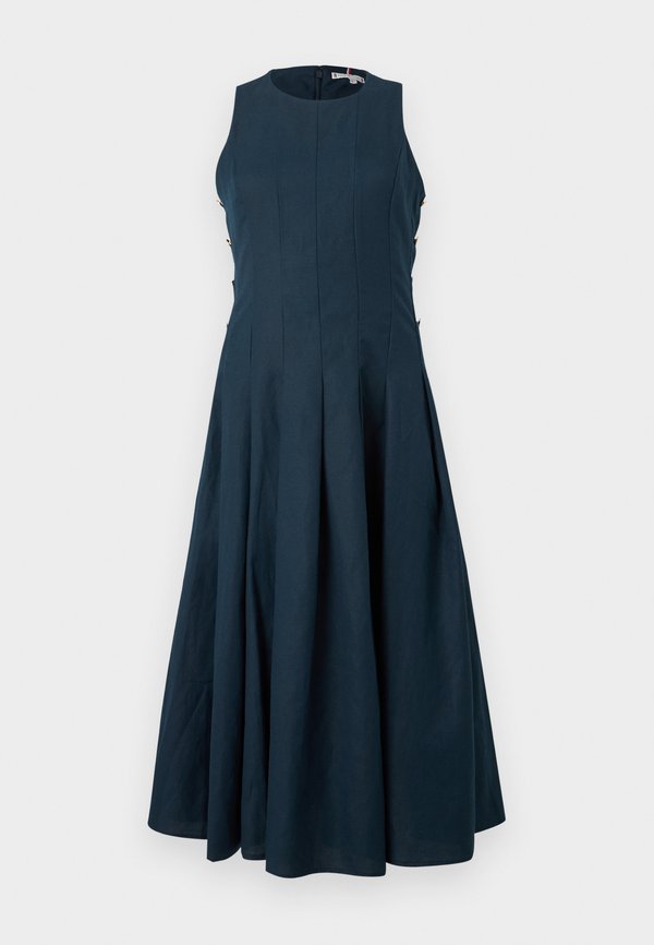 Tommy Hilfiger HOURGLASS MIDI - Day dress - dark night navy