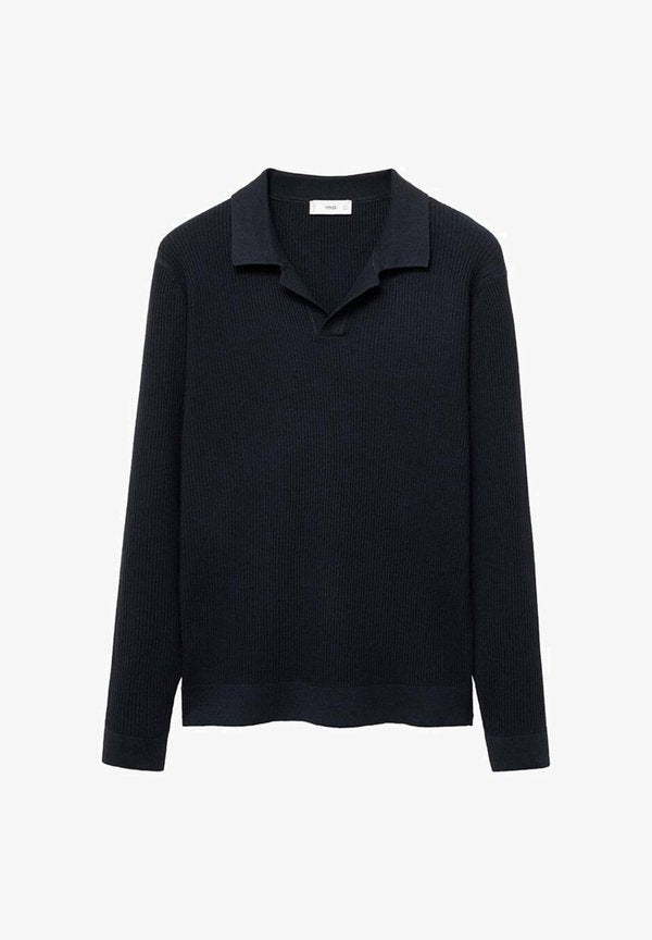 Mango Long sleeved top - dark blue